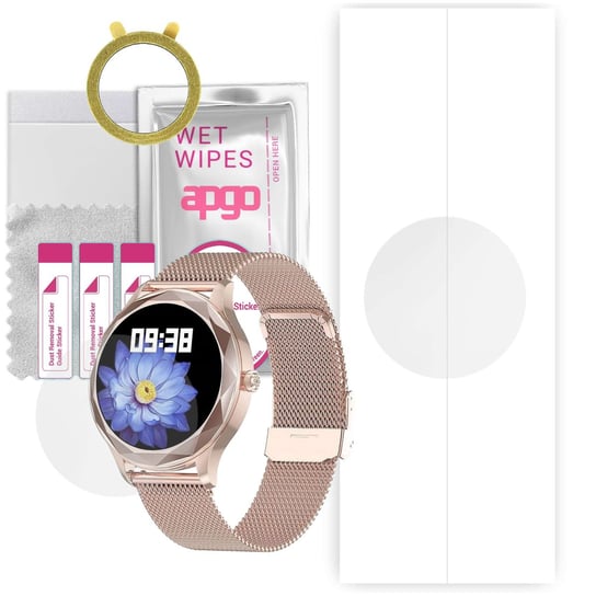 1x Folia hydrożelowa do Pacific Rose Gold PC00153 - apgo Smartwatch Hydrogel Protection Ochrona na ekran smartwatcha apgo
