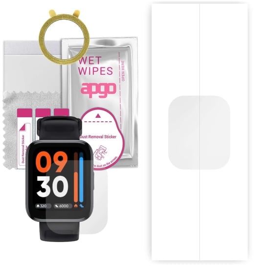 1x Folia hydrożelowa do Realme Watch 3 - apgo Smartwatch Hydrogel Protection Ochrona na ekran smartwatcha apgo