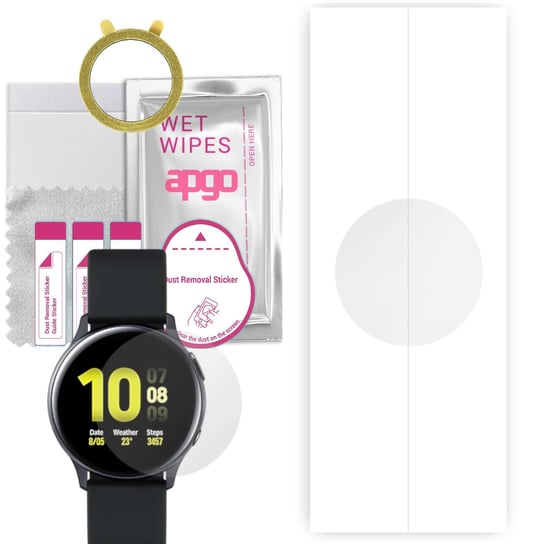 1x Folia hydrożelowa do Samsung Galaxy Watch Active 2 40mm - apgo Smartwatch Hydrogel Protection Ochrona na ekran smartwatcha apgo
