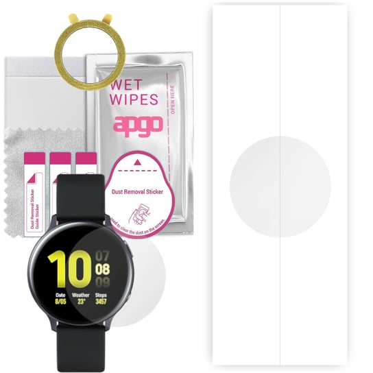 1x Folia hydrożelowa do Samsung Galaxy Watch Active 2 44mm - apgo Smartwatch Hydrogel Protection Ochrona na ekran smartwatcha apgo