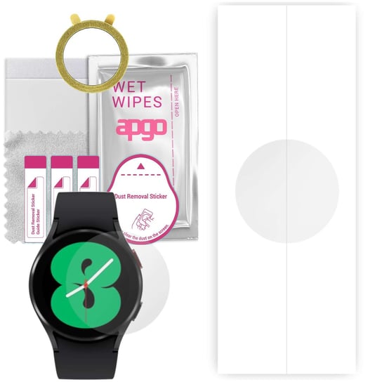 1x Folia hydrożelowa do Samsung Galaxy Watch4 40mm - apgo Smartwatch Hydrogel Protection Ochrona na ekran smartwatcha apgo