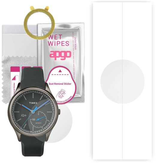 1x Folia hydrożelowa do Timex IQ+ - apgo Smartwatch Hydrogel Protection Ochrona na ekran smartwatcha apgo