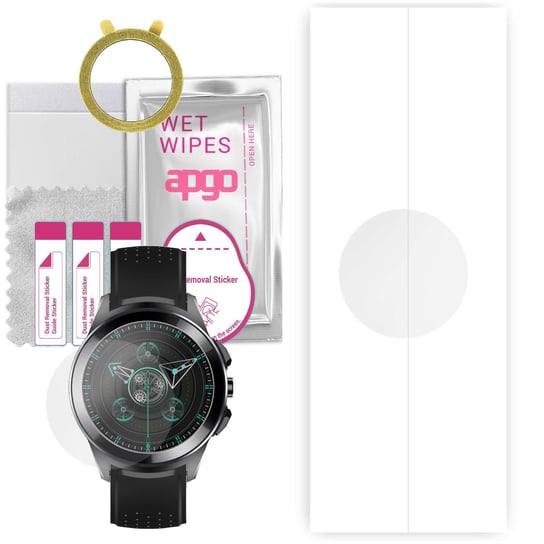 1x Folia hydrożelowa do Watchmark Fashion WLT10 - apgo Smartwatch Hydrogel Protection Ochrona na ekran smartwatcha apgo