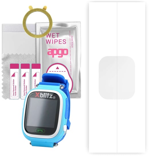 1x Folia hydrożelowa do Xblitz Kids Watch GPS Love Me - apgo Smartwatch Hydrogel Protection Ochrona na ekran smartwatcha apgo