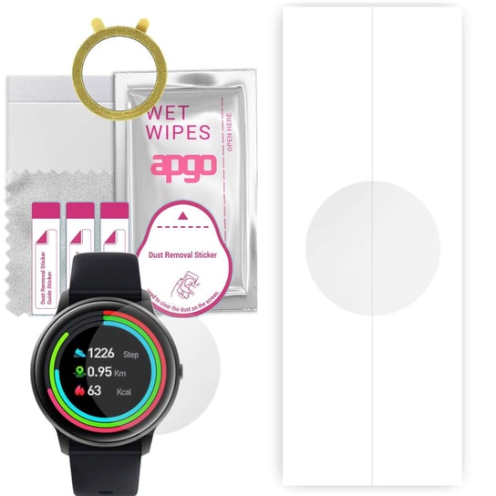 1x Folia hydrożelowa do Xiaomi Imilab KW66 - apgo Smartwatch Hydrogel Protection Ochrona na ekran smartwatcha apgo
