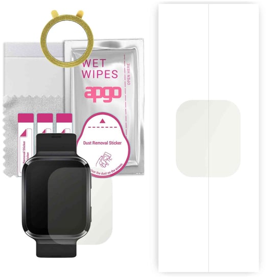 1x Folia hydrożelowa MATOWA do 70MAI Saphir Watch - apgo Smartwatch Hydrogel MATTE Protection Ochrona na ekran smartwatcha apgo