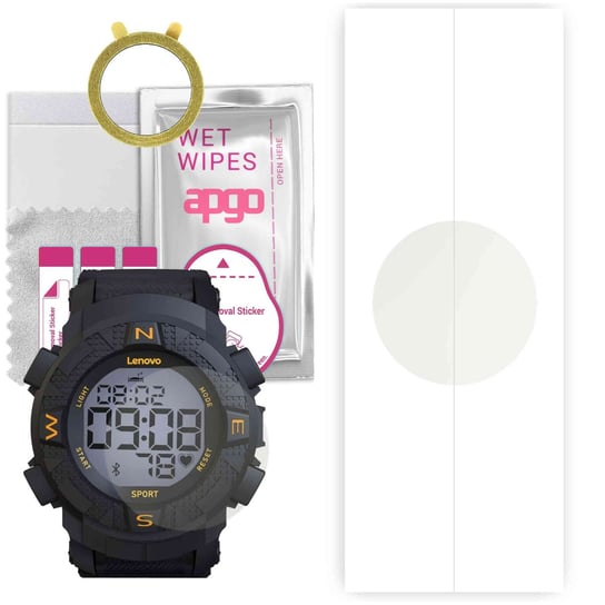 1x Folia hydrożelowa MATOWA do Lenovo HX07 Ego - apgo Smartwatch Hydrogel MATTE Protection Ochrona na ekran smartwatcha apgo