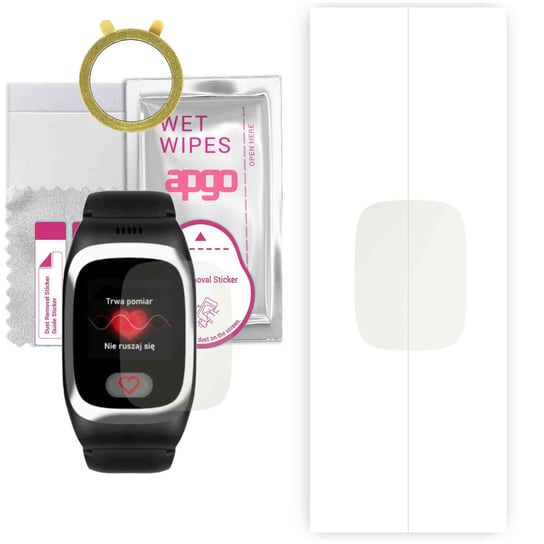 1x Folia hydrożelowa MATOWA do Locon Life Plus - apgo Smartwatch Hydrogel MATTE Protection Ochrona na ekran smartwatcha apgo