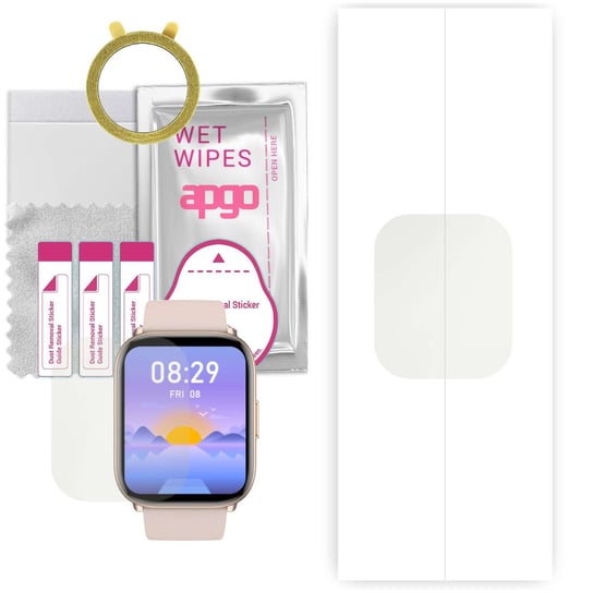 1x Folia hydrożelowa MATOWA do Oro-Med Oro Fit Pro Gt - apgo Smartwatch Hydrogel MATTE Protection Ochrona na ekran smartwatcha apgo