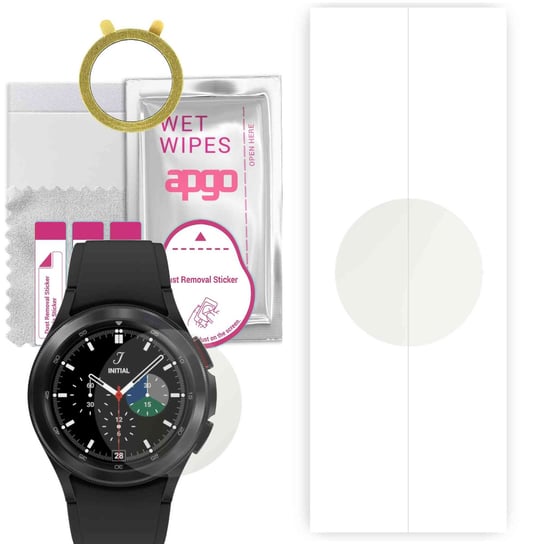 1x Folia hydrożelowa MATOWA do Samsung Galaxy Watch4 Classic 42mm - apgo Smartwatch Hydrogel MATTE Protection Ochrona na ekran smartwatcha apgo
