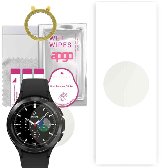 1x Folia hydrożelowa MATOWA do Samsung Galaxy Watch4 Classic 46mm - apgo Smartwatch Hydrogel MATTE Protection Ochrona na ekran smartwatcha apgo