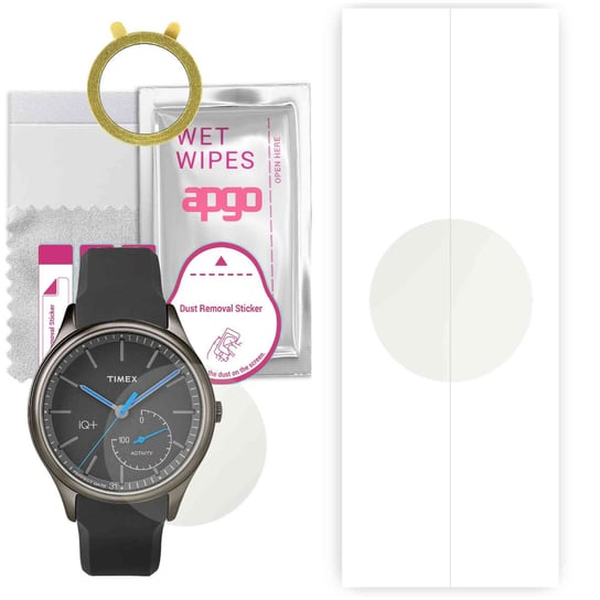 1x Folia hydrożelowa MATOWA do Timex IQ+ - apgo Smartwatch Hydrogel MATTE Protection Ochrona na ekran smartwatcha apgo