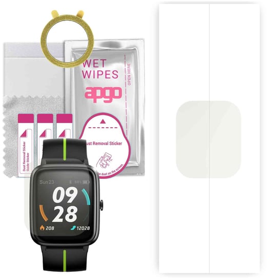 1x Folia hydrożelowa MATOWA do Ulefone Watch GPS - apgo Smartwatch Hydrogel MATTE Protection Ochrona na ekran smartwatcha apgo