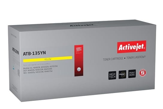 1x Toner ActiveJet Do Brother TN115 TN135 4k Yellow Activejet