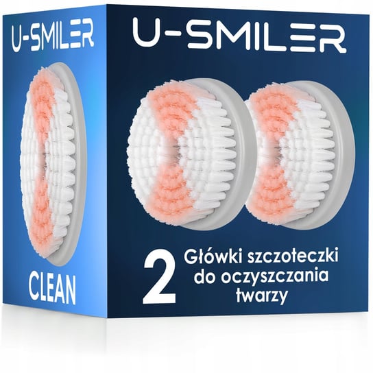 2 GŁÓWKI DO SZCZOTECZKI DO TWARZY U-SMILER CLEAN U-Smiler