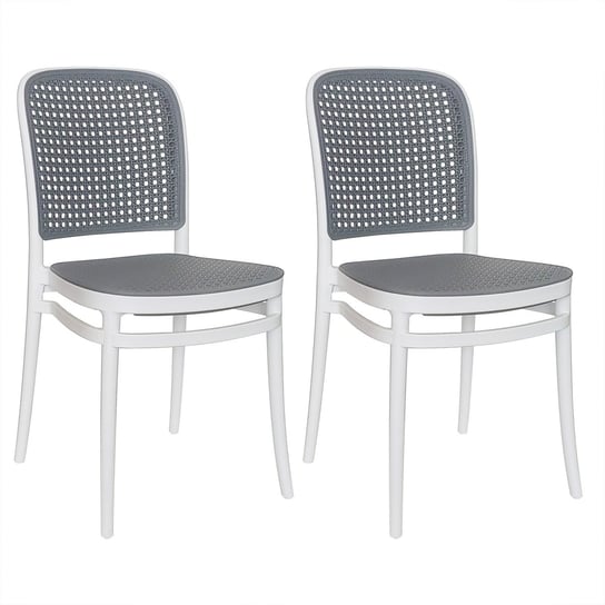 2 krzesła WIKO białe BMDesign