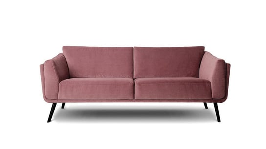 2- osobowa, różowa sofa Kobe w tkaninie Classic Velvet NordicLine