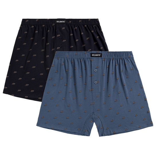 2-pack bokserki męskie luźne-l Atlantic