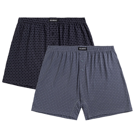 2-pack bokserki męskie luźne-m Atlantic