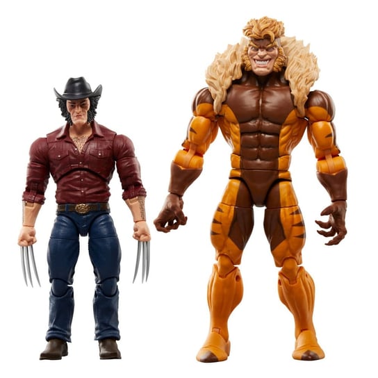 2-Pack Marvel's Logan & Sabretooth: Wolverine 50th Anniversary Marvel Legends 15 cm Hasbro