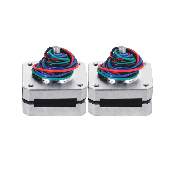 Graootoly Lot De 2 Moteurs Nema 17 20 Mm 1A 13Ncm – 17HS08-1004S 4 Fils Pour Imprimante 3D, CNC, DIY