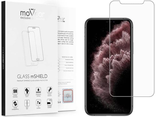 2 szt. moVear 2.5D MATT - Matowe szkło hartowane do Apple iPhone 11 Pro Max / Xs MAX (6.5") Antyrefleksyjne, do etui, fullGlue, 9H moVear