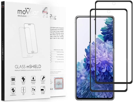 2 szt. moVear 2.5D MAX - Szkło hartowane do Samsung Galaxy S10e (5.8") na Cały Ekran Do Etui, fullGlue, 9H moVear