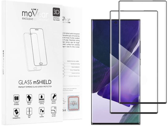 2 Szt. moVear 3D - Szkło Hartowane Do Samsung Galaxy Note 20 Ultra (6.9") Na Cały Ekran Edgeglue, 9H moVear