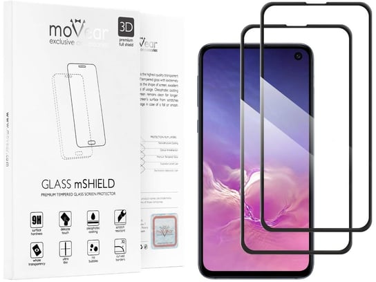 2 szt. moVear 3D - Szkło hartowane do Samsung Galaxy S10e (5.8") na Cały Ekran edgeGlue, 9H moVear