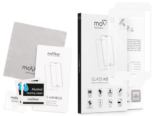 2 szt. moVear GLASS mSHIELD 2.5D MAX na Apple iPhone 6 / 6s Szkło Hartowane do etui, 9H moVear