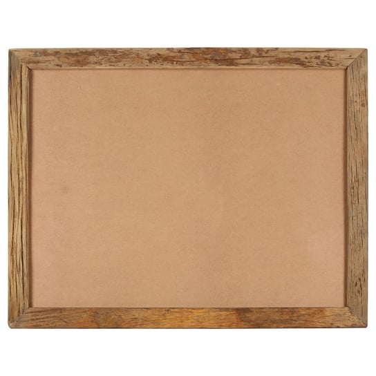 2 szt. Ramki na zdjęcia, drewno z odzysku i szkło, 50x70 cm Shumee