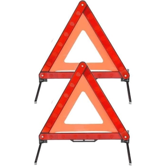 2 sztuki odblaskowy trójkąt ostrzegawczy, odblaskowy trójkąt ostrzegawczy w sytuacjach awaryjnych, trójkąty ostrzegawcze p[219] Inna marka