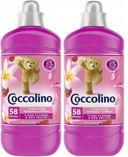 2 x Coccolino Creations Różowa gardenia i czerwone owoce płyn do płukania tkanin 1.45L (58 prań) COCCOLINO