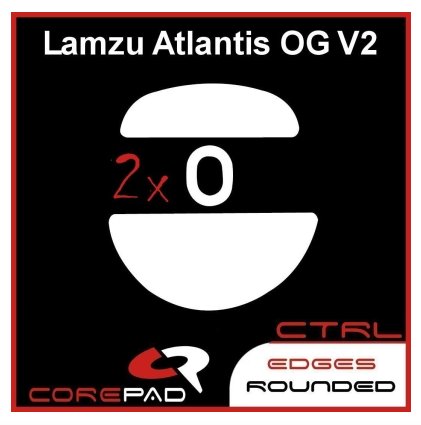 2 x CorePad Ślizgacze  Lamzu Atlantis OG V2 Superlight / Lamzu Atlantis OG V2 4K Superlight CTRL Inny producent