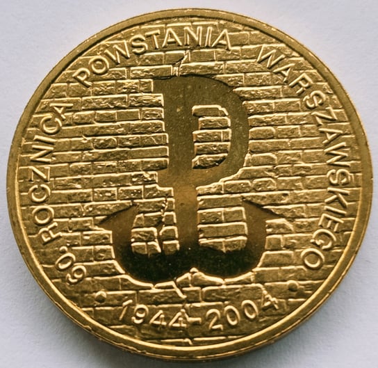 2 zł 2004 - 60. rocznica Powstania Warszawskiego Mennicza (UNC) Inna marka