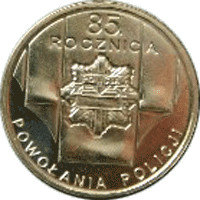 2 zł 2004 - 85-lecie Policji  (woreczek 50 szt.) Mennicza (UNC) Narodowy Bank Polski