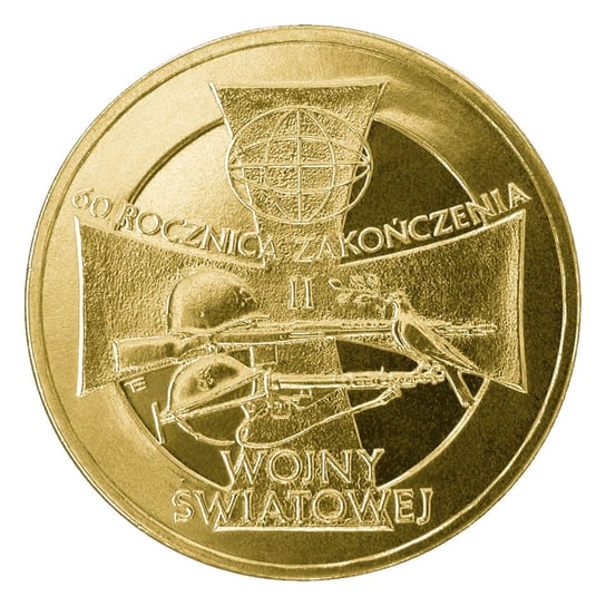 2 zł 2005 - 60. rocznica zakończenia II wojny światowej Mennicza (UNC) Inna marka