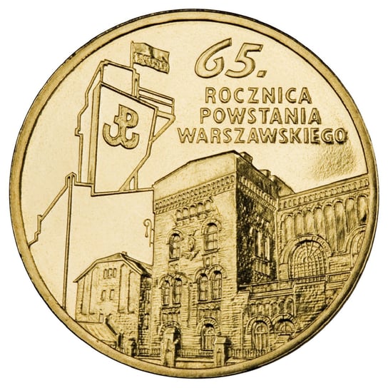 2 zł 2009 -  65. rocznica Powstania Warszawskiego( woreczek 50 szt.) Mennicza (UNC) Narodowy Bank Polski