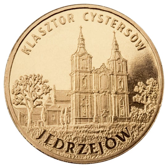 2 zł 2009 - Miasta w Polsce: Jędrzejów – Klasztor Cystersów Znakomity (XF) Inna marka