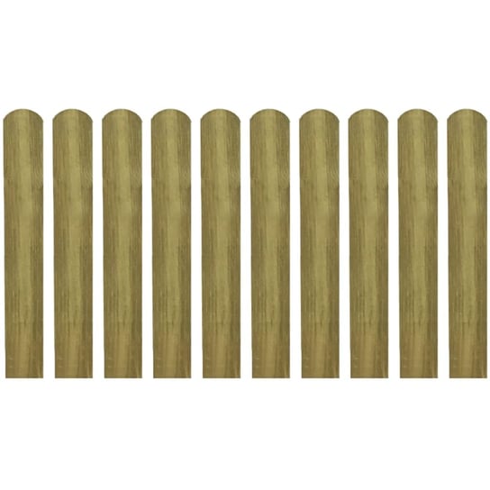 20 impregnowanych sztachet, drewno, 60 cm vidaXL