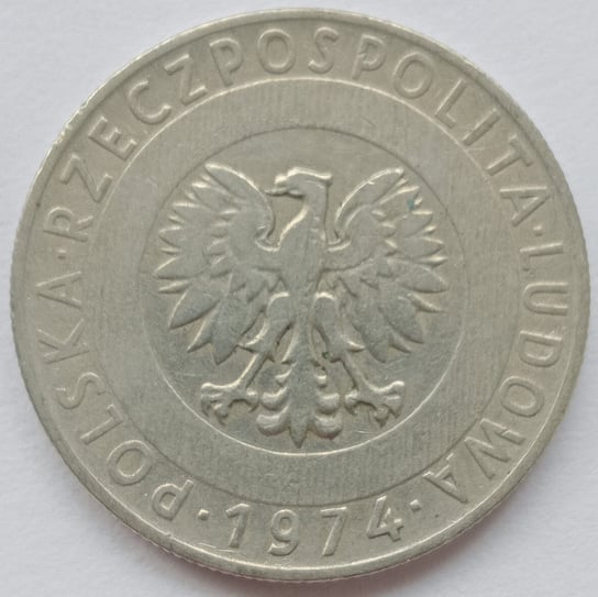 20 Złotych 1974 Znakomity (XF) Narodowy Bank Polski