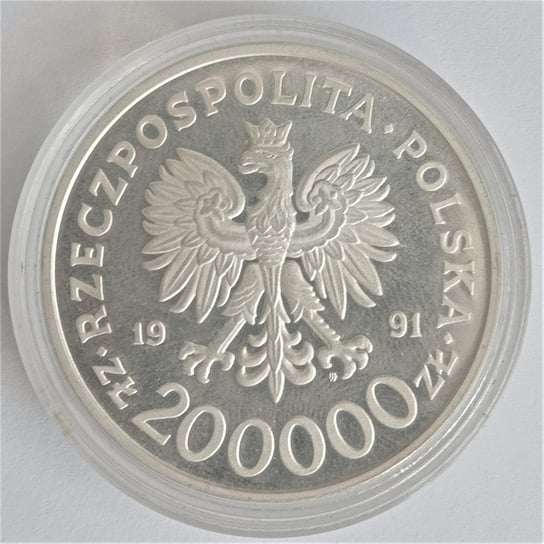 200 000 Złotych 1991 200. rocznica Konstytucji RP Mennicza (UNC) Narodowy Bank Polski