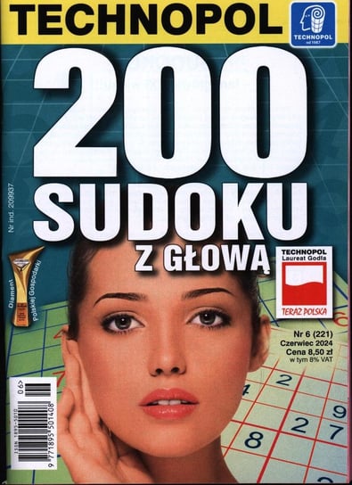 200 Sudoku z Głową Agencja Wydawnicza Technopol