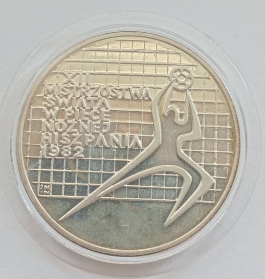 200 Złotych 1982 Mistrzostwa Świata w piłce nożnej w Hiszpanii Znakomity (XF) Narodowy Bank Polski