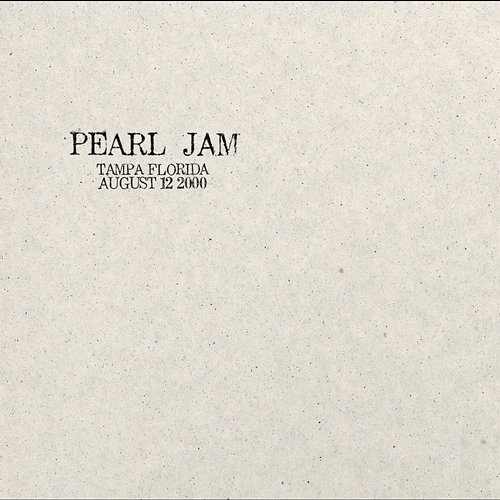 2000.08.12 - Tampa, Florida Pearl Jam