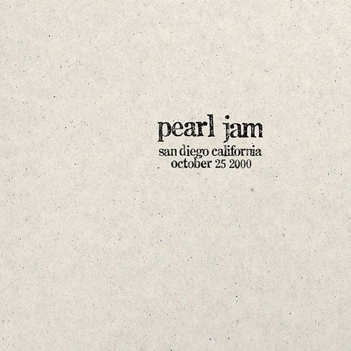 2000.10.25 - San Diego, California Pearl Jam