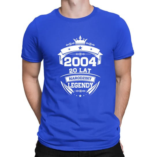 2004 Narodziny legendy 20 lat - męska koszulka na prezent Koszulkowy