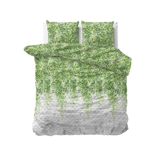 200x220 FRESH BOTANIC zielony komplet pościeli mix Sleeptime