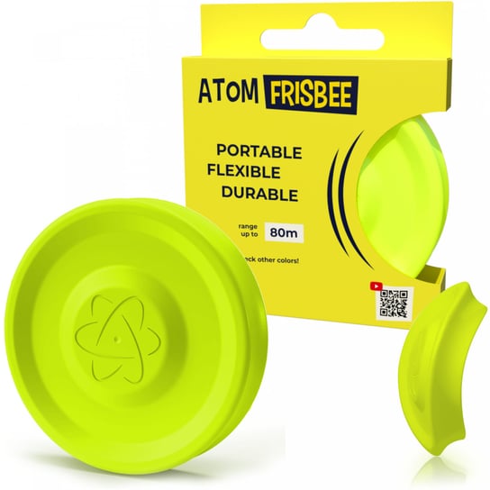 2021 Frisbee Mini Silikonowy Dysk Latający Atom Atom