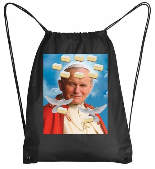 2093 Plecak Worek Papież Jan Paweł Śmieszny Pope Inna marka